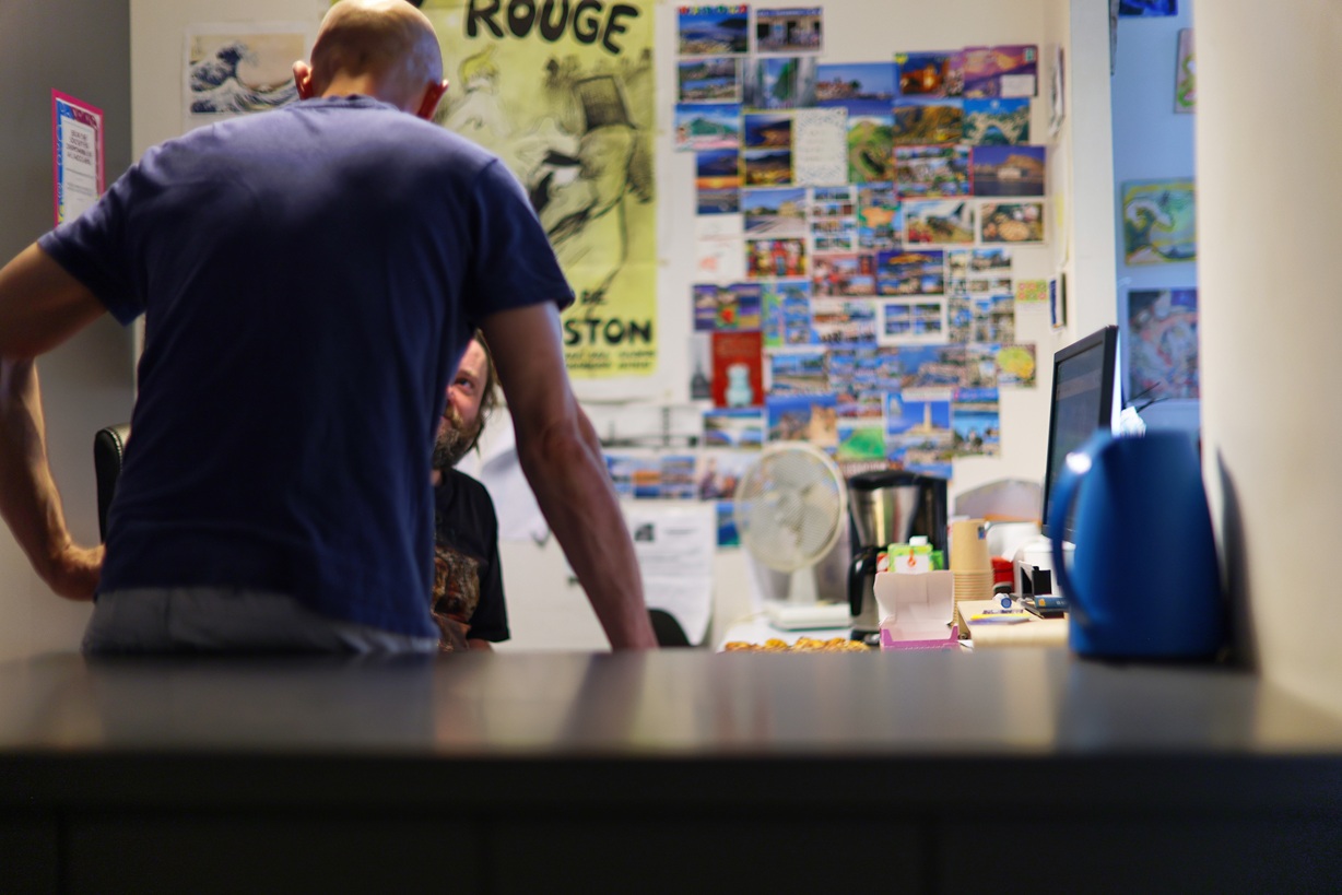 &Eacute;change avec un travailleur social au CSAPA